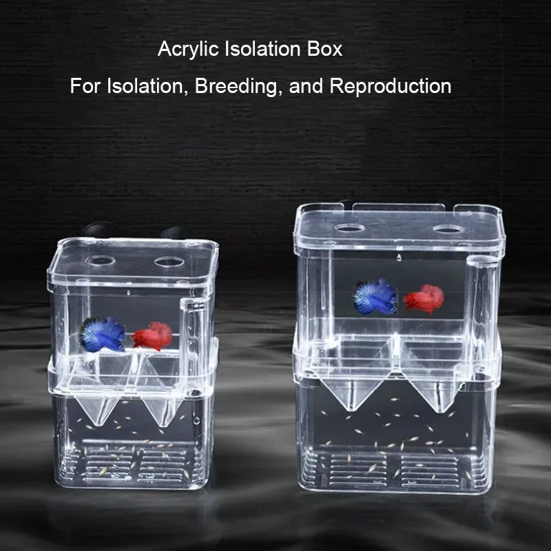 Aquarium Fish Jar - Akcesoria do akwarium Akrylowa izolacja hodowli