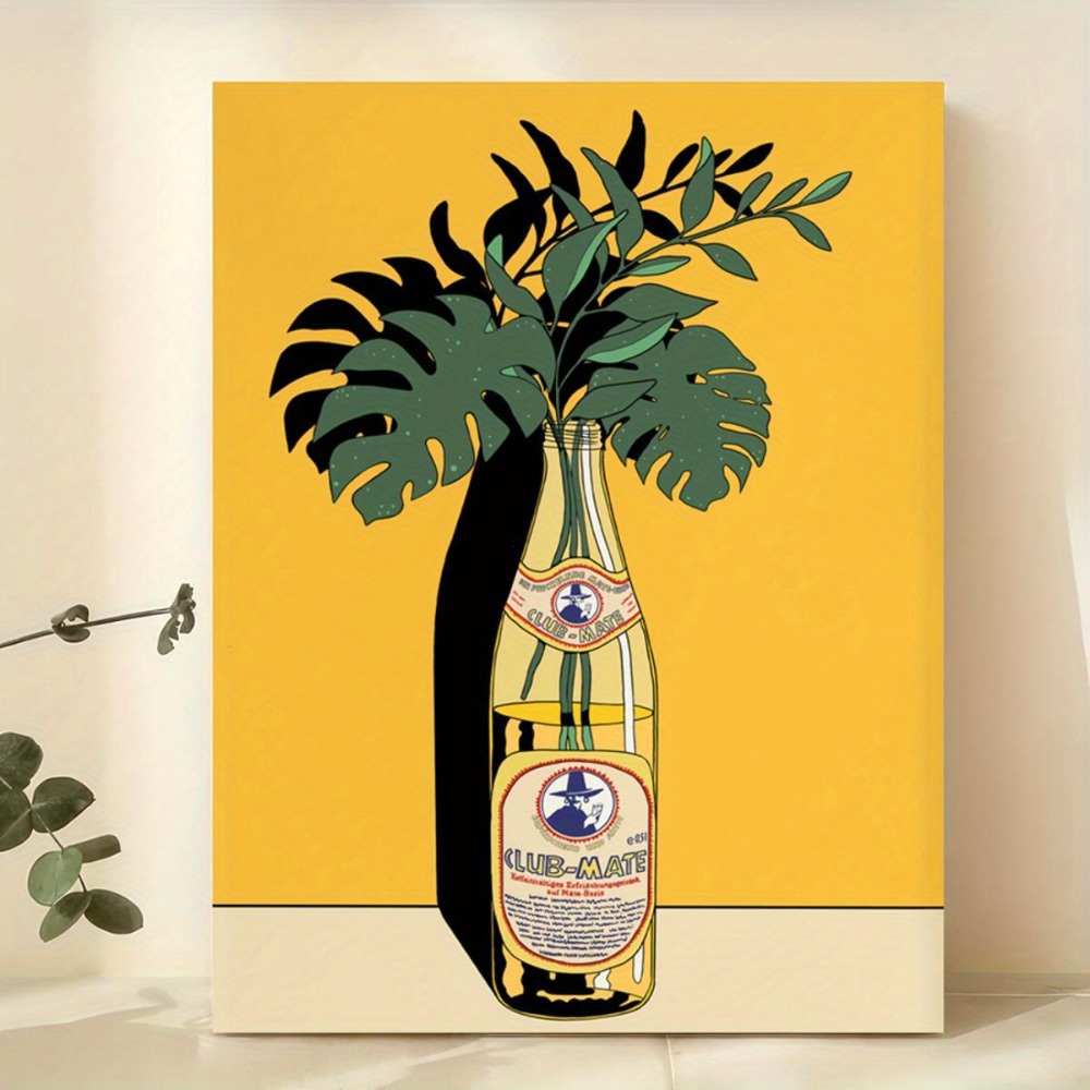 Live Plant Fertilizer - Club Plant Canvas Plakat - Bezramowy