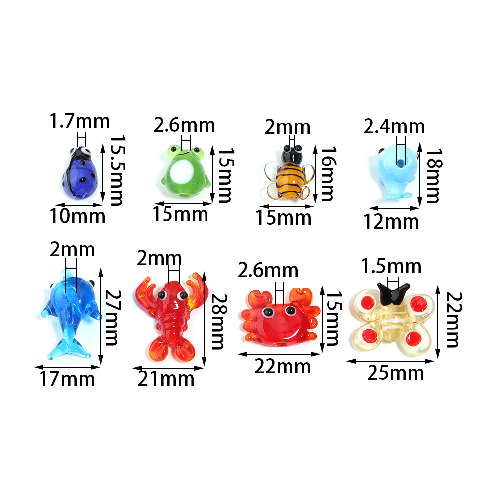 2Pcs Szklany wisiorek Zwierzęt – Aquarium Fish Marine recenzja i cena