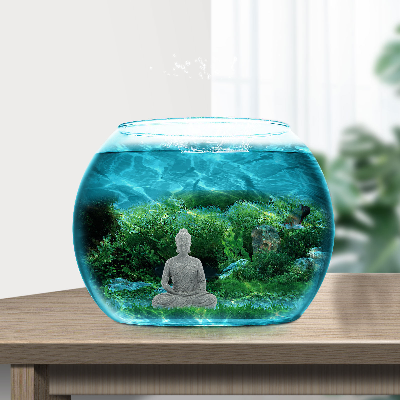 Miniaturowa Statuetka Buddy z  – Aquarium Fish Usa recenzja i cena